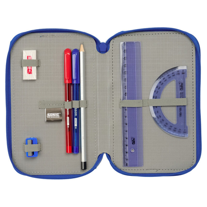 Sonic the Hedgehog triple pencil case 37pcs - Image 5