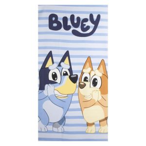 Bluey microfibre beach towel