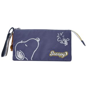 Peanuts Snoopy triple pencil case