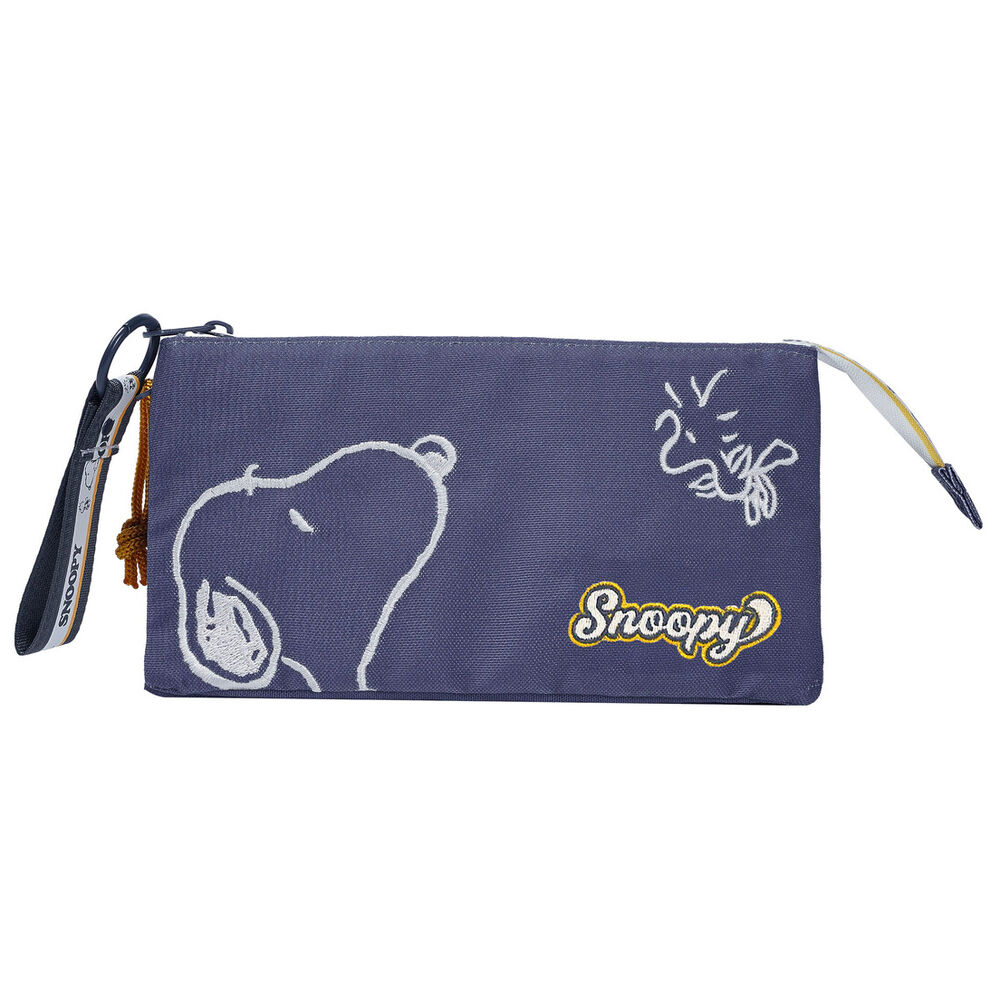 Peanuts Snoopy triple pencil case