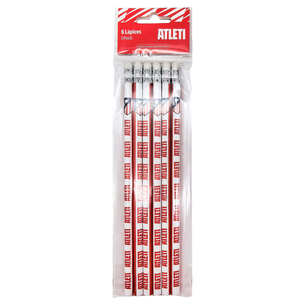 Atletico de Madrid pack 6 pencils