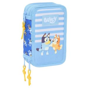 Bluey Lets Play triple pencil case 37pcs