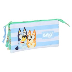 Bluey Sisters triple pencil case