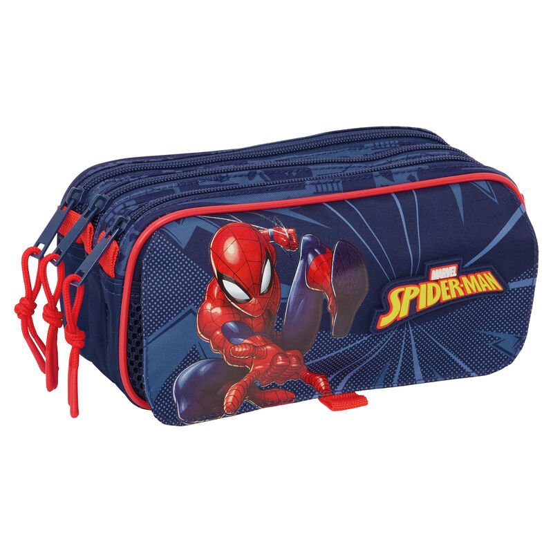 Marvel Spiderman triple pencil case