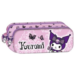 Hello Kitty Kuromi Purple pencil case
