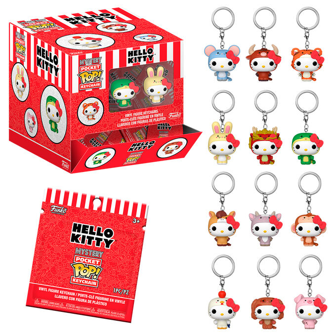 Assorted Pocket POP Keychain Hello Kitty