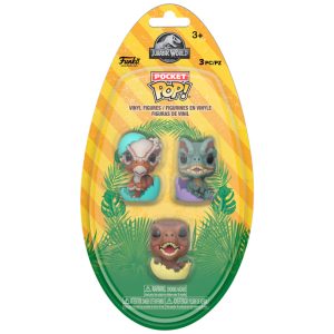 Pocket POP Egg blister 3 figures Jurassic World