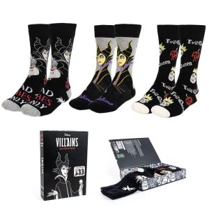 Disney Villains pack 3 adult socks