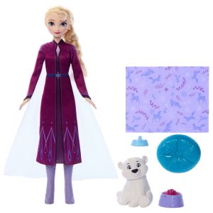 Disney Frozen Elsa & Bear doll