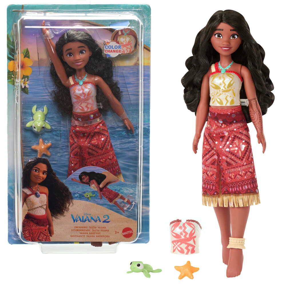Disney Vaiana Moana Swimming Tautai Vaiana doll - Image 2