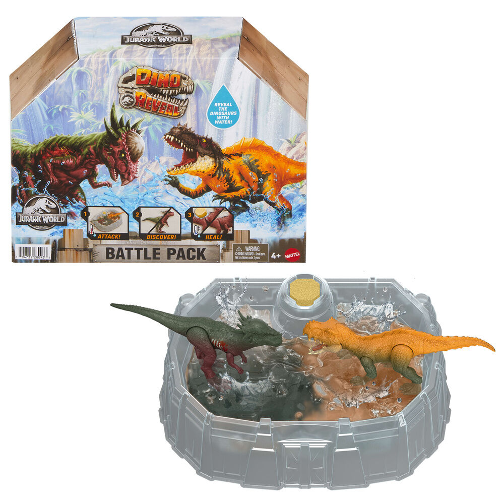 Jurassic World Dino Reveal Battle Pack assorted set 2 dinosaurs - Image 2