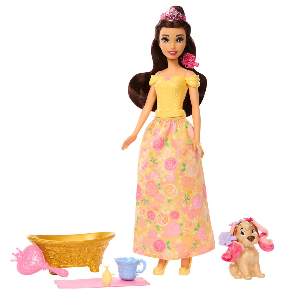 Disney The Beauty and the Beast Belle Bath and Brush Dog doll - Image 3