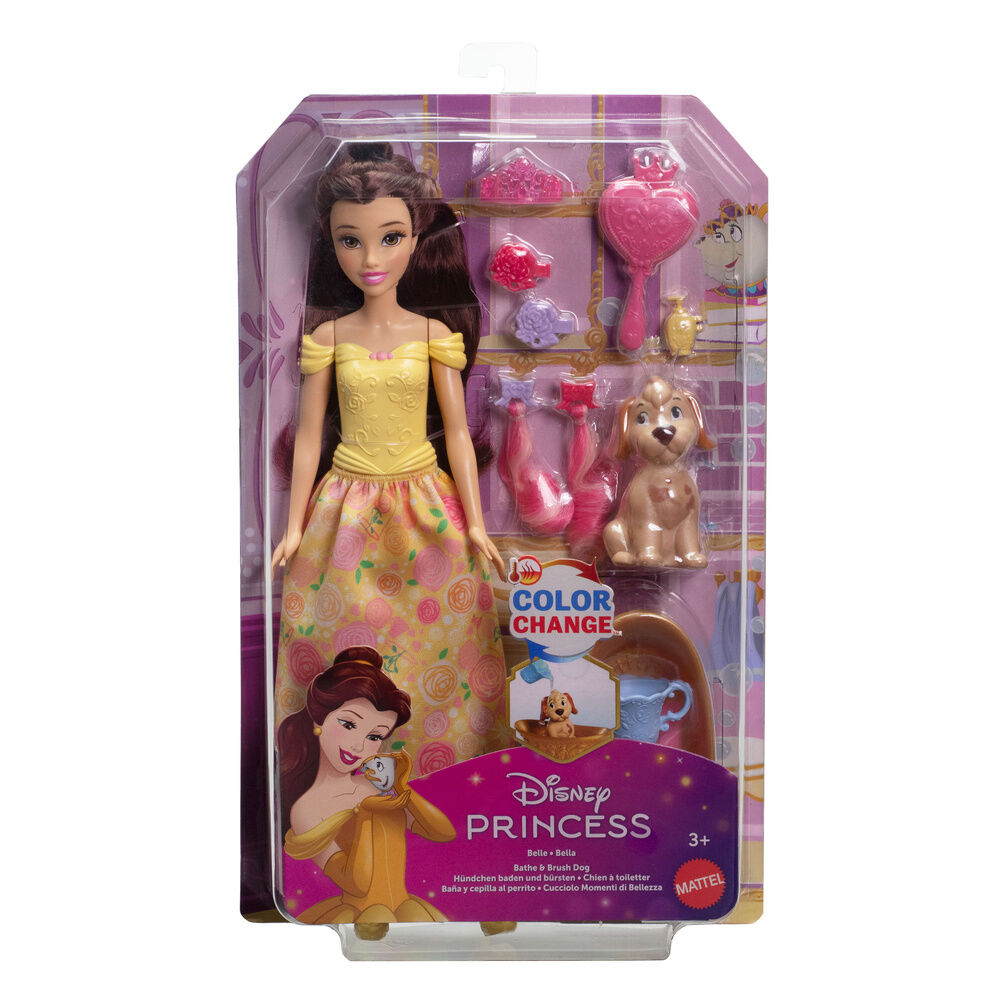 Disney The Beauty and the Beast Belle Bath and Brush Dog doll - Image 4