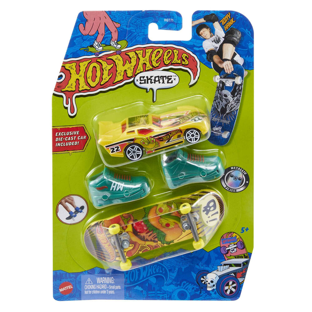 Hot Wheels assorted Skate + Car - Image 5