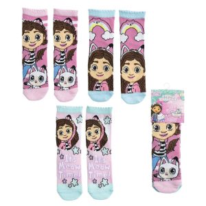 Gabbys Doll House pack 3 assorted socks