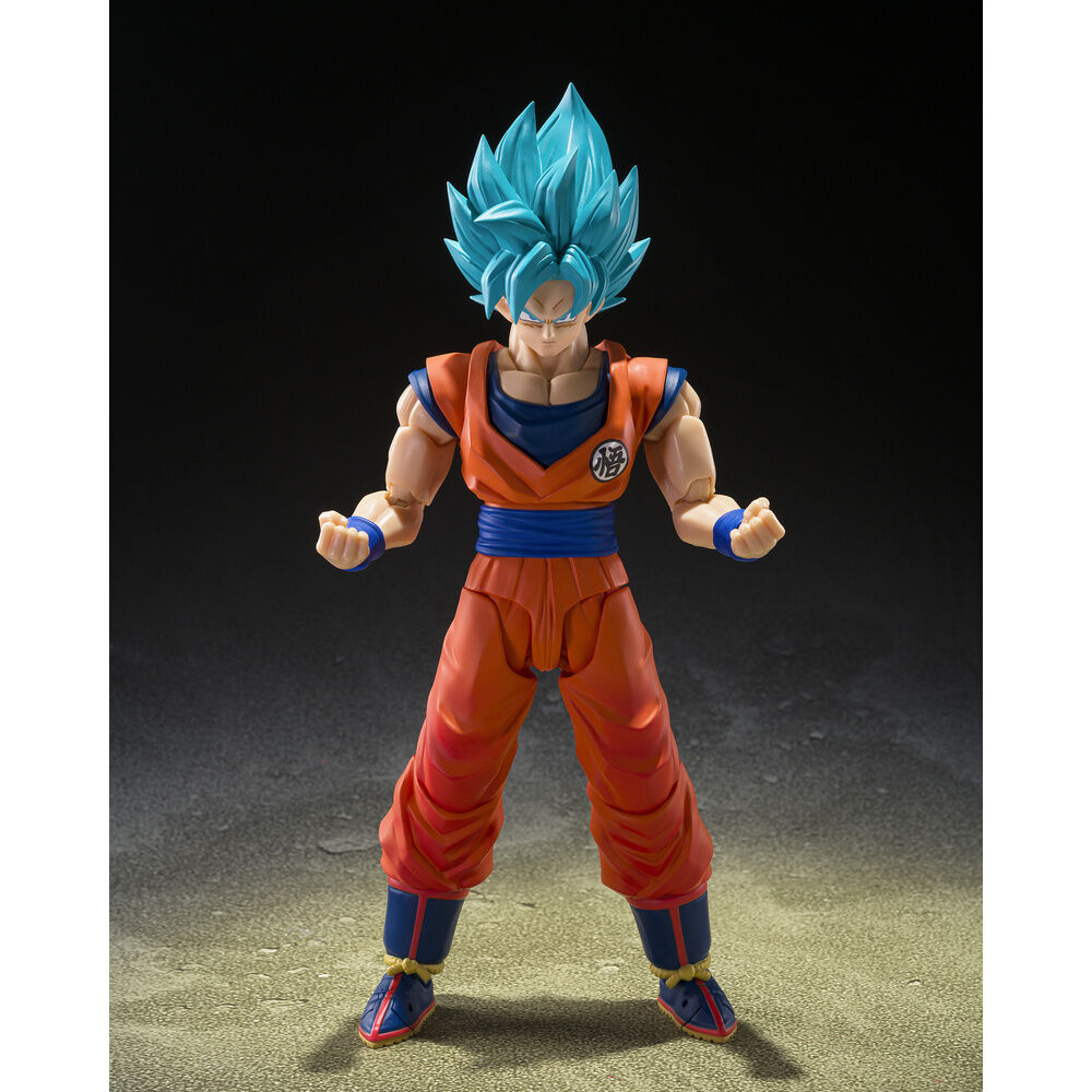 Dragon Ball Super Super Saiyan God Super Saiyan Son Goku Blue Power Transcending Limits S.H.Figuarts figure 14,5cm