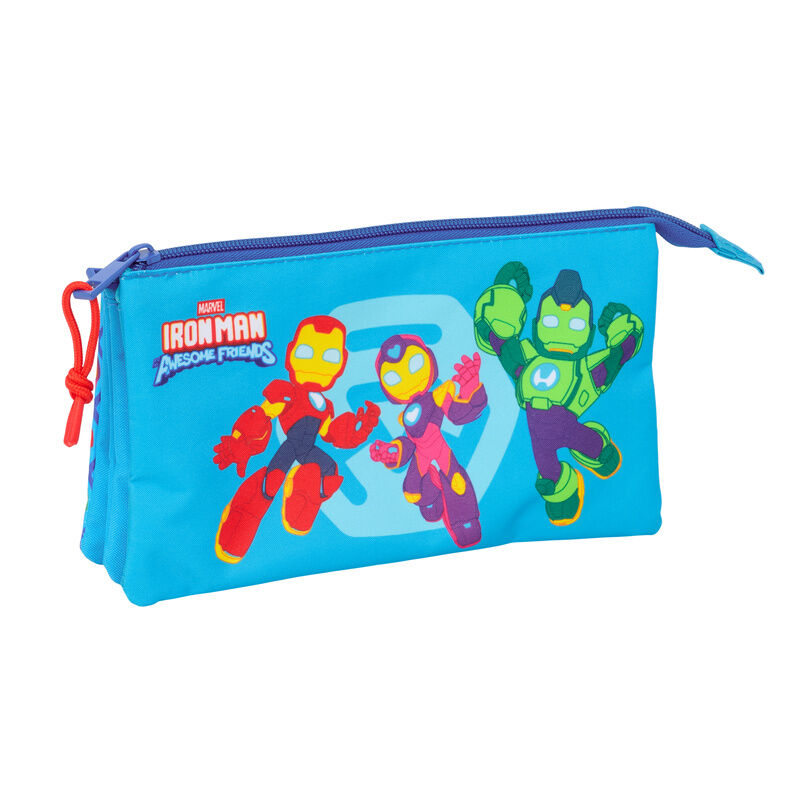 Marvel Iron Man triple pencil case