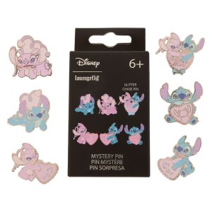Loungefly Disney Stitch & Angel Mystery Blind Box Enamel Pin assorted