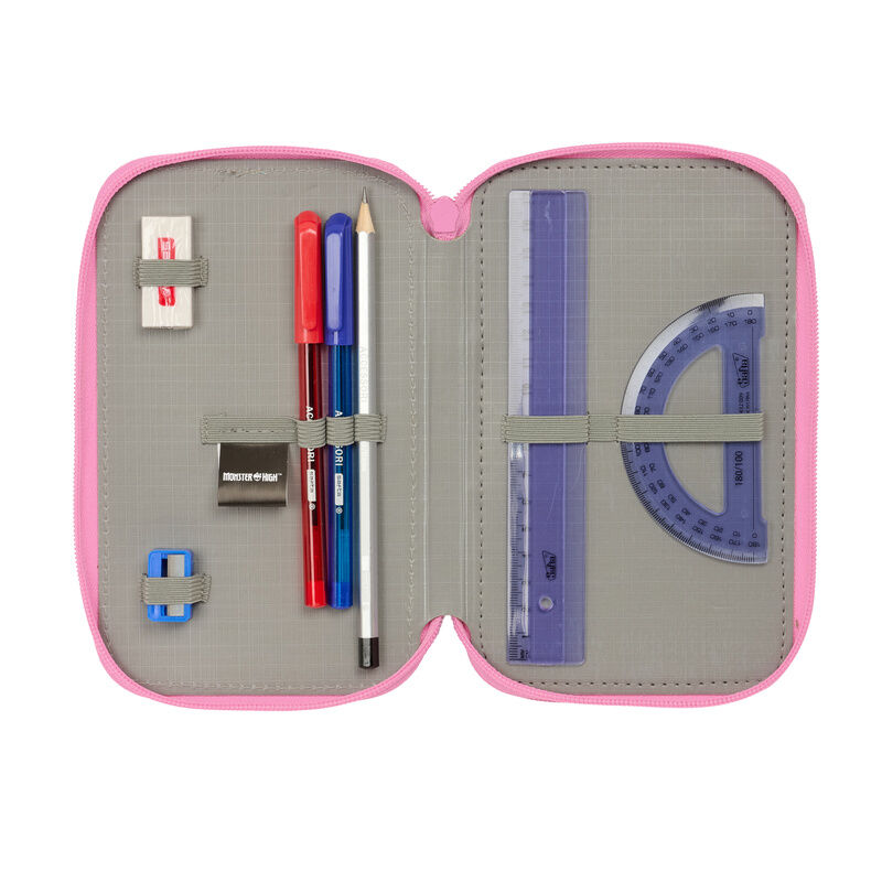 Monster High triple pencil case 37pcs - Image 5