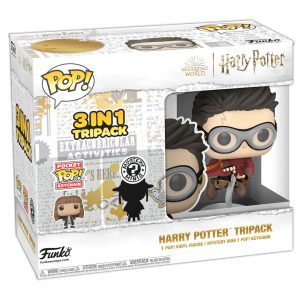 Harry Potter Funko Tripack POP + Mystery Mini + Keychain