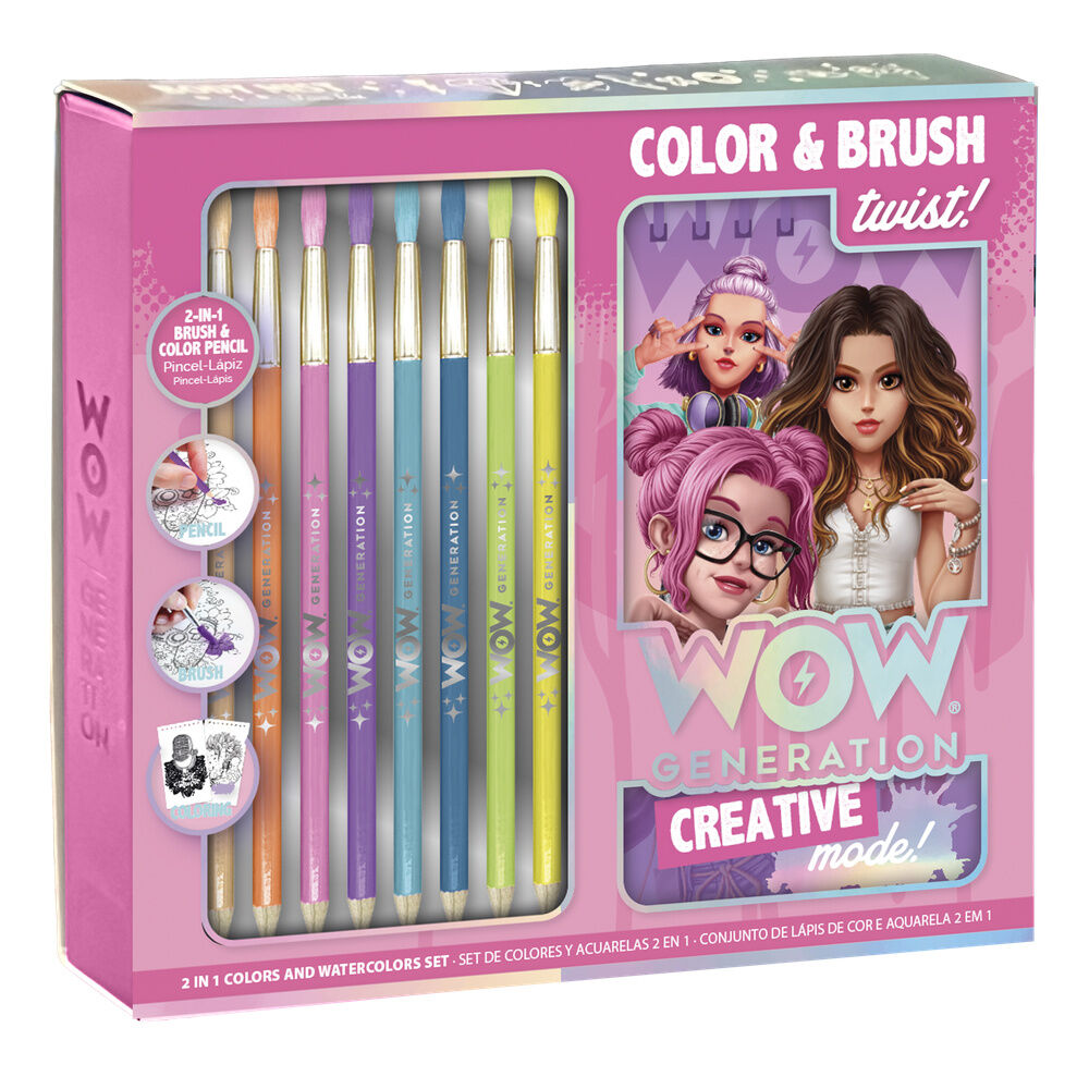 Wow Generation colors and watercolors set