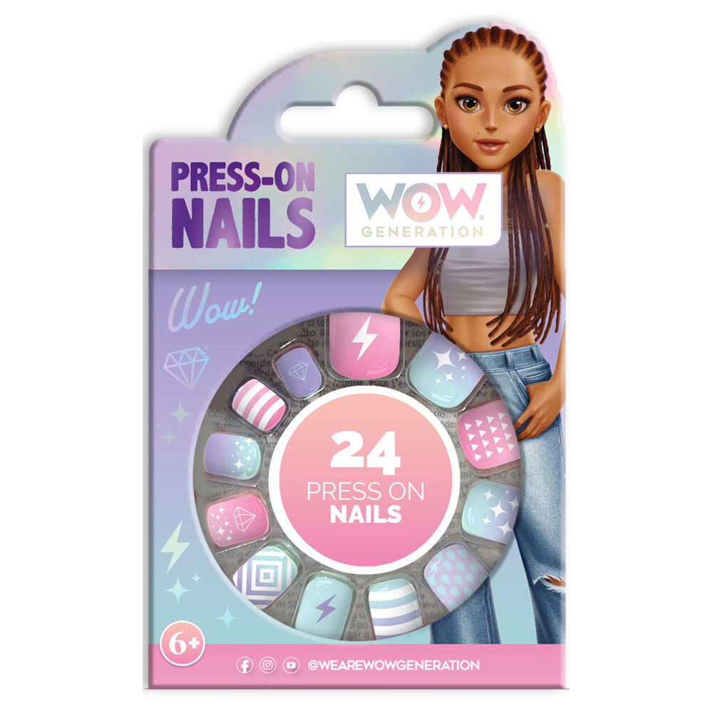 Wow Generation Set 24 adhesive nails