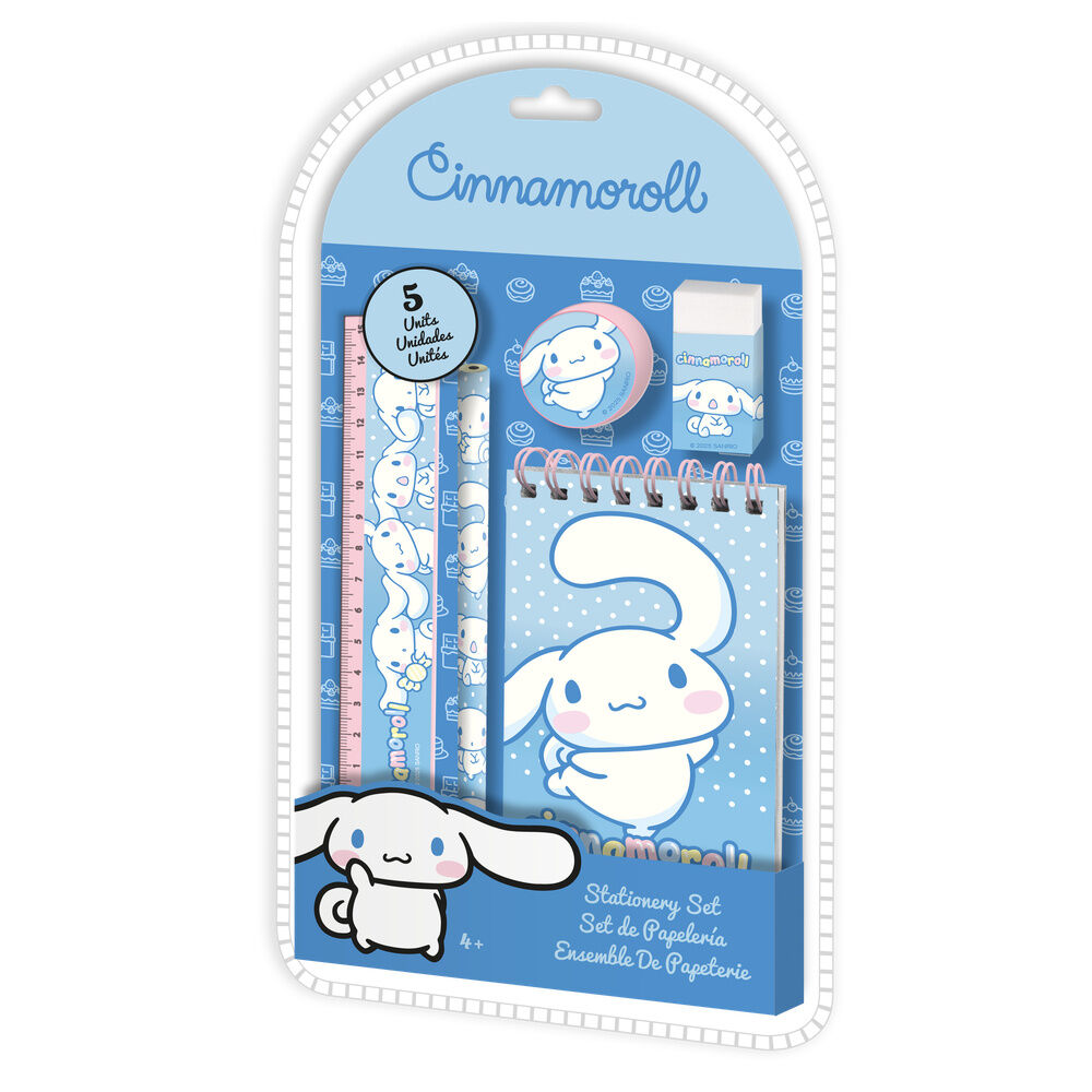 Hello Kitty Cinnamoroll stationary set 5pcs
