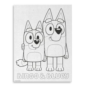 Bluey paint by numbers