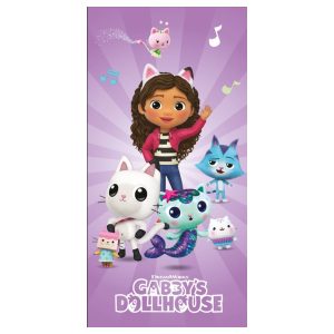 Gabbys Dollhouse microfibre beach towel