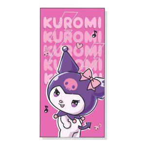Hello Kitty Kuromi microfibre beach towel