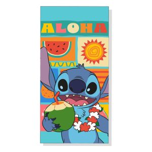 Disney Stitch microfibre beach towel