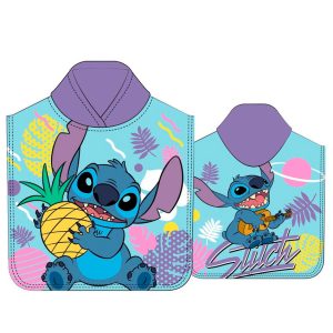 Disney Stitch microfibre poncho towel