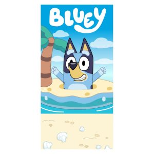Bluey microfibre beach towel