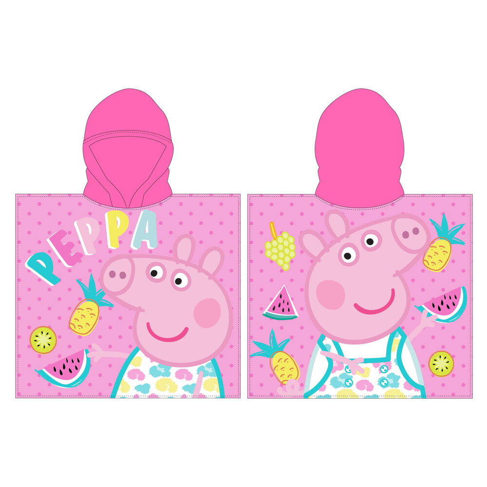Peppa Pig microfibre poncho towel