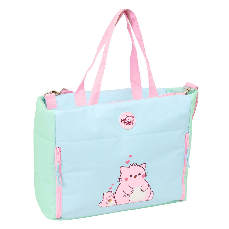 Pembe The Pink Cat laptop bag