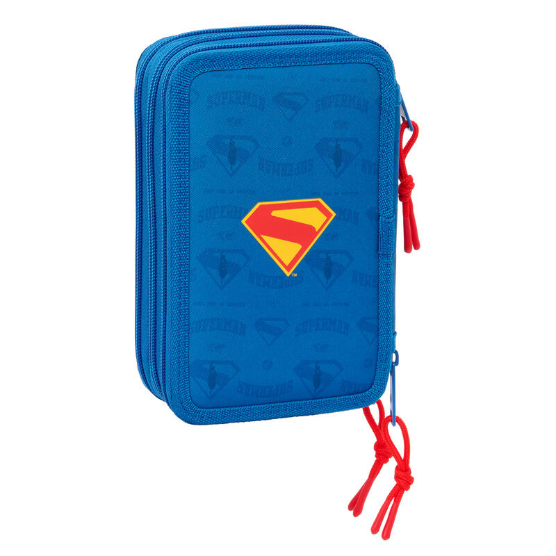 DC Comics Superman triple pencil case 37pcs - Image 3
