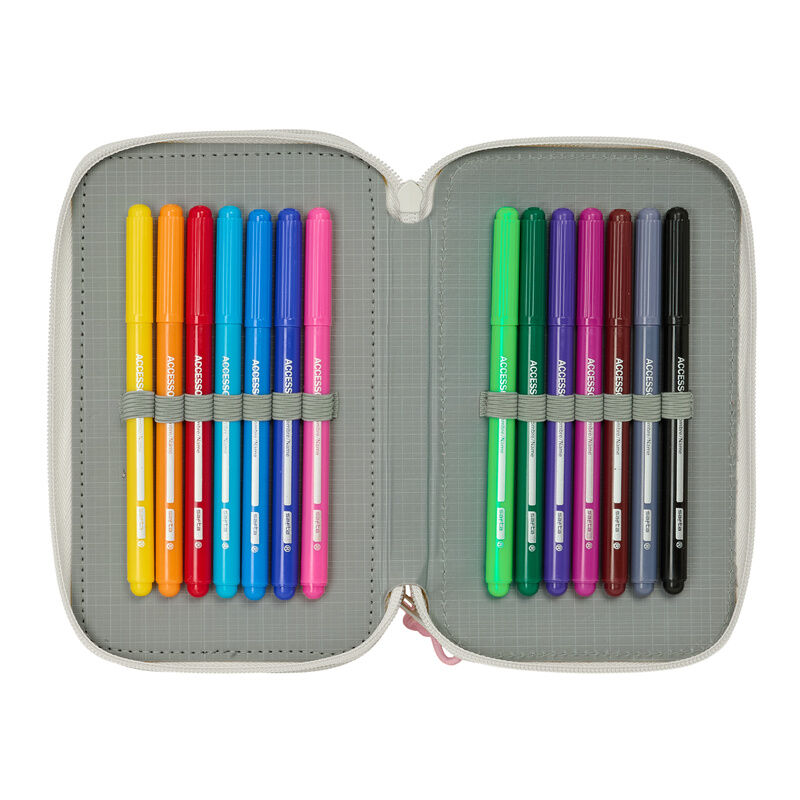 Disney Minnie Minty triple pencil case 37pcs - Image 7