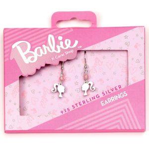 Barbie Silhouette sterling silver earrings