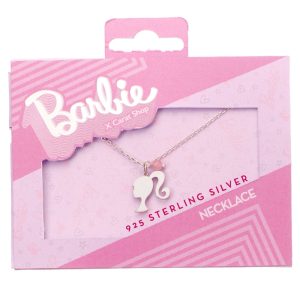 Barbie Silhouette sterling silver necklace