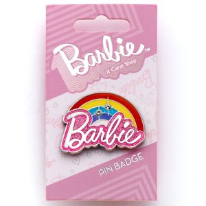 Barbie Rainbow Logo pin badge