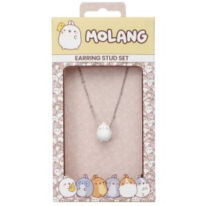 Molang 3D charm necklace