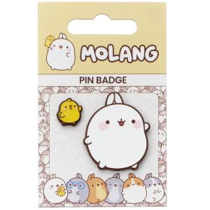 Molang and Piu Piu pin badge