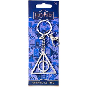 Harry Potter Deathly Hallows spinning keyring