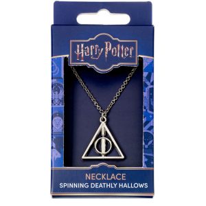 Harry Potter Deathly Hallows spinning necklace
