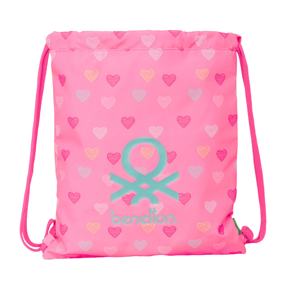 Benetton Heart gym bag