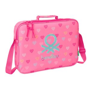 Benetton Heart school briefcase