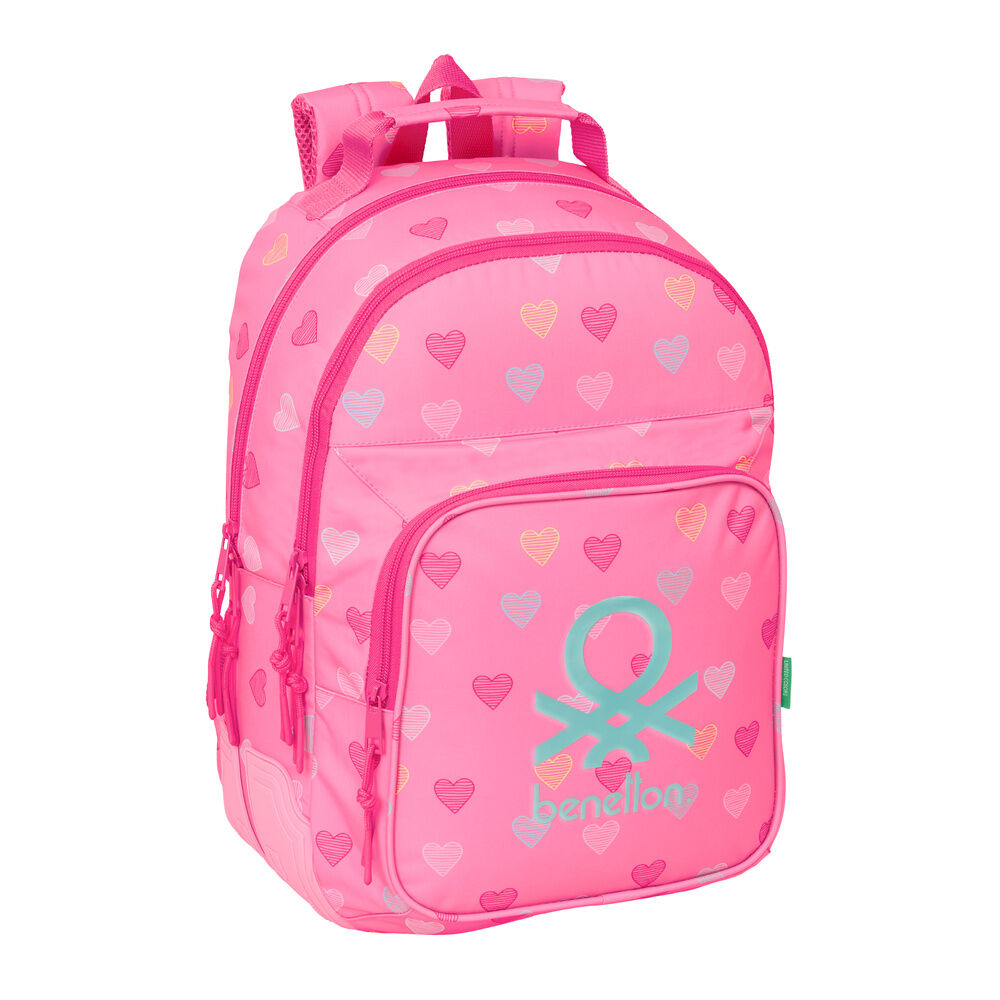Benetton Heart adaptable backpack 42cm