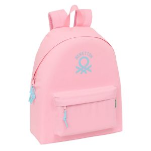 Benetton Pastel Pink backpack 42cm