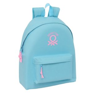 Benetton Sky Blue backpack 42cm