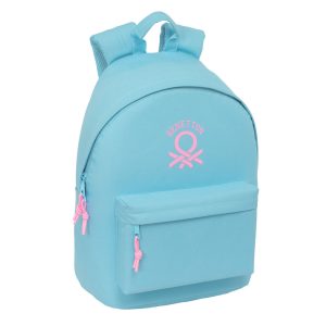 Benetton Sky Blue laptop backpack 41cm